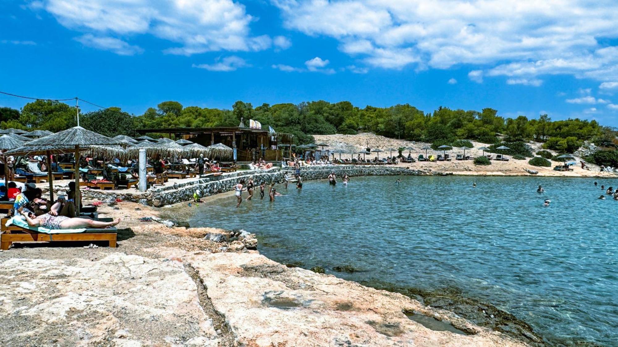 Appartement Vue Sur Mer Soul Family, Egine Aegina Exterior photo